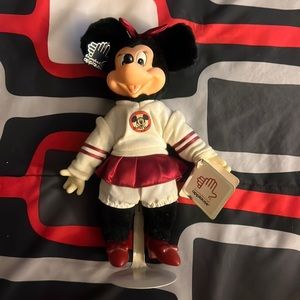 Vintage Minnie Mouse Clubhouse doll with stand